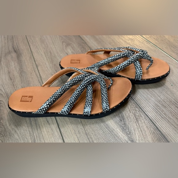 Fitflop Shoes - FitFlop Barely Dotted-Snake Sandals. NWOT